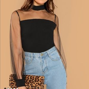 Mesh Blouse